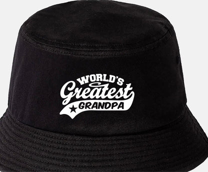 Bucket Hat Greatest Grandpa Birthday Father's Day Present Gift For Him