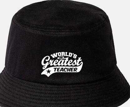 Bucket Hat Greatest Teacher Birthday Gift For Her Gift for Him