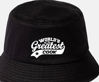 Bucket Hat Greatest Cook Birthday Chef Gift For Her Gift for Him