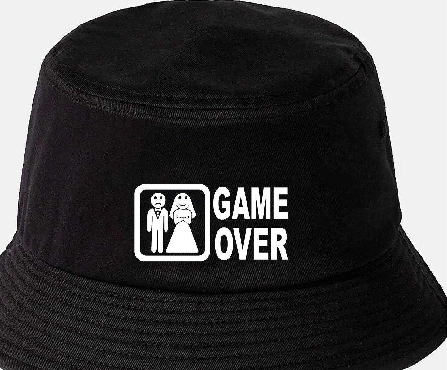Game Over Bucket Hat Stag Night Groom Best Man For Men