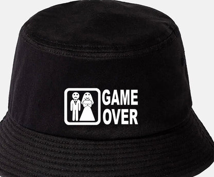 Game Over Bucket Hat Stag Night Groom Best Man For Men