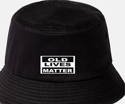 Old Lives Matter Bucket Hat Funny Birthday Gift for Men & Ladies