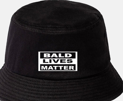 Bald Lives Matter Bucket Hat Funny Birthday Gift for Men & Ladies