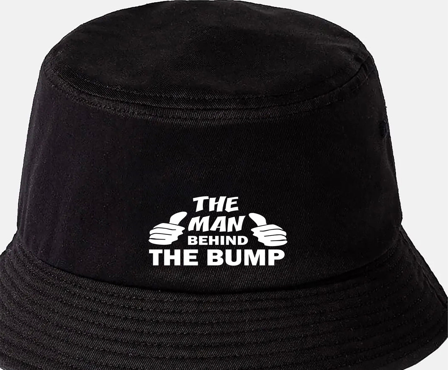 The Man Behind The Bump Bucket Hat New Dad New Baby Gift for Men