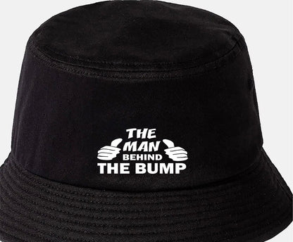 The Man Behind The Bump Bucket Hat New Dad New Baby Gift for Men