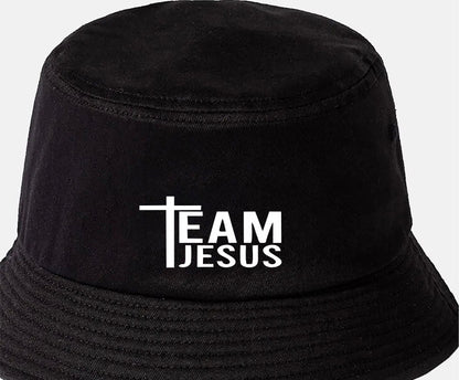 Team Jesus Bucket Hat Christian Religion Gift for Men & Ladies