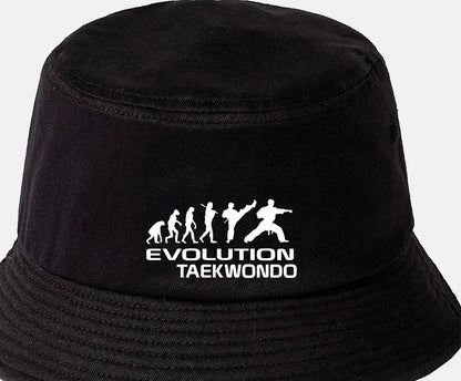 Evolution of Taekwondo Bucket Hat Martial Arts Gift for Men & Ladies
