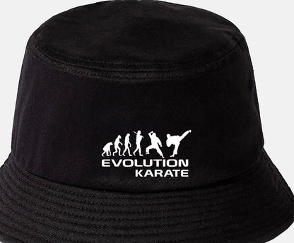 Evolution of Karate Bucket Hat Martial Arts Birthday Gift Men & Ladies