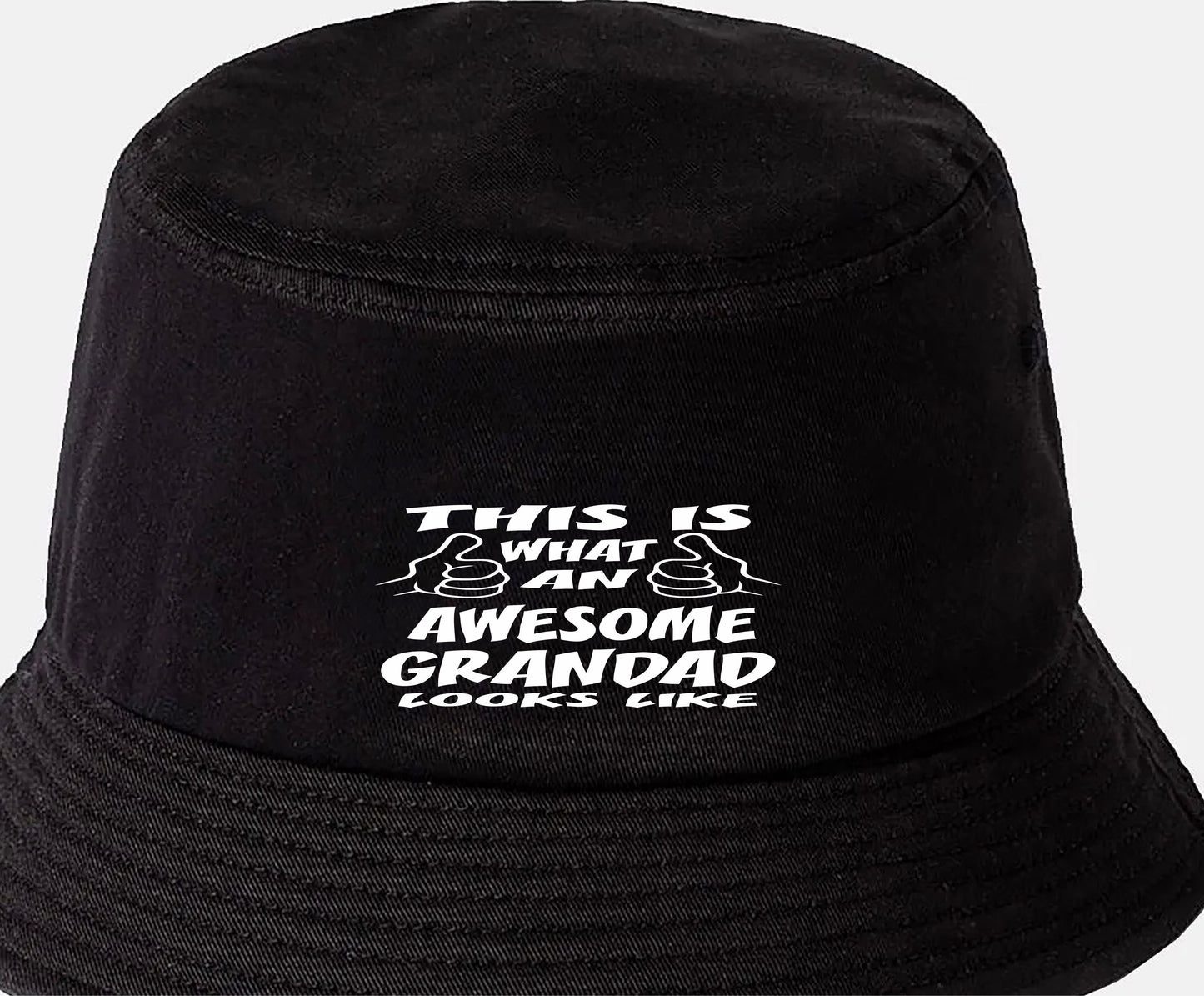 This is What Awesome Grandad Looks Like Bucket Hat Birthday Gift for Men