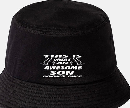 This is What Awesome Son Looks Like Bucket Hat Birthday Gift Great for Men