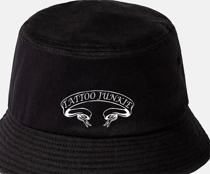 Tattoo Junkie Bucket Hat Birthday Tattoo Gift Great for Men & Ladies