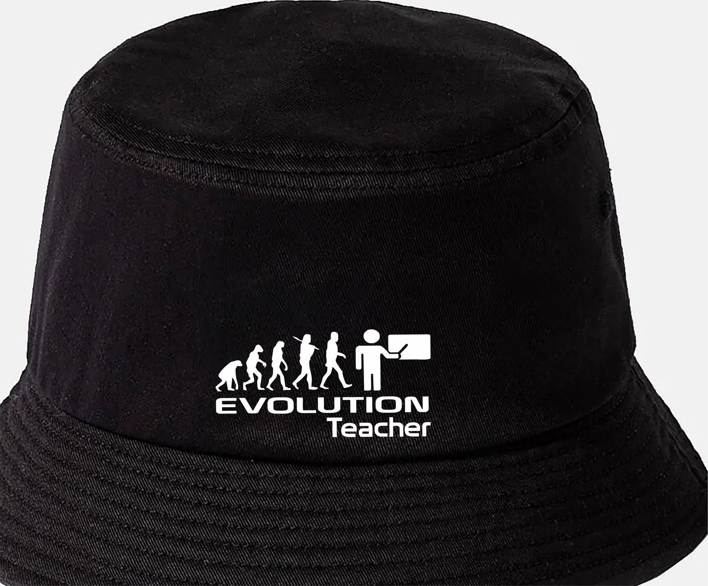 Evolution of A Teacher Bucket Hat Birthday Gift Great for Men & Ladies