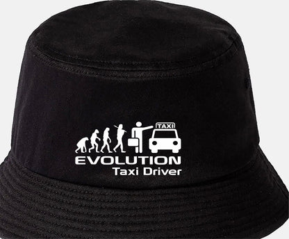Evolution of Taxi Driver Bucket Hat Birthday Gift Great for Men & Ladies