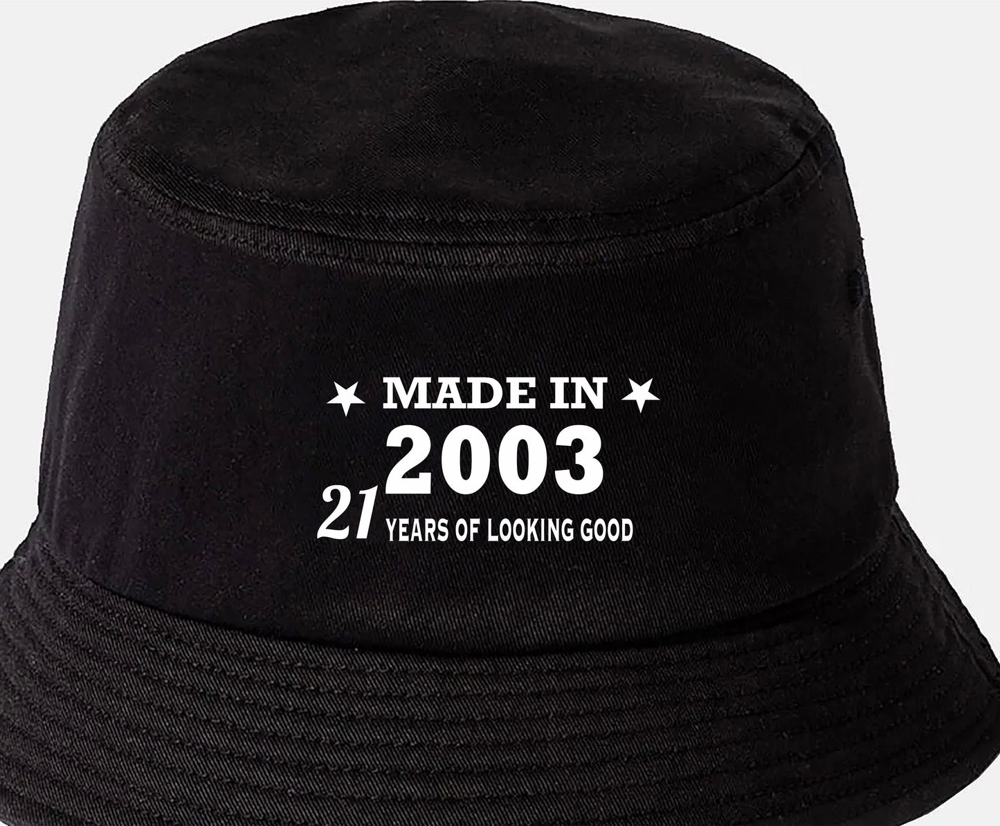 Totally Awesome Made In 2003 Bucket Hat 21st Birthday Age 21 Men & Ladies