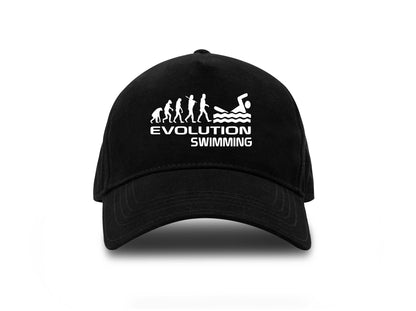 Evolution Of Swimming Baseball Cap Sports Fan Birthday Gift For Men & Women