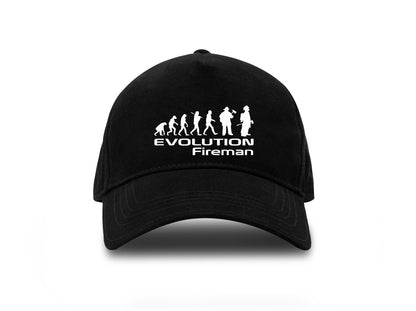 Evolution Of A Fireman Baseball Cap Birthday Gift For Men & Women