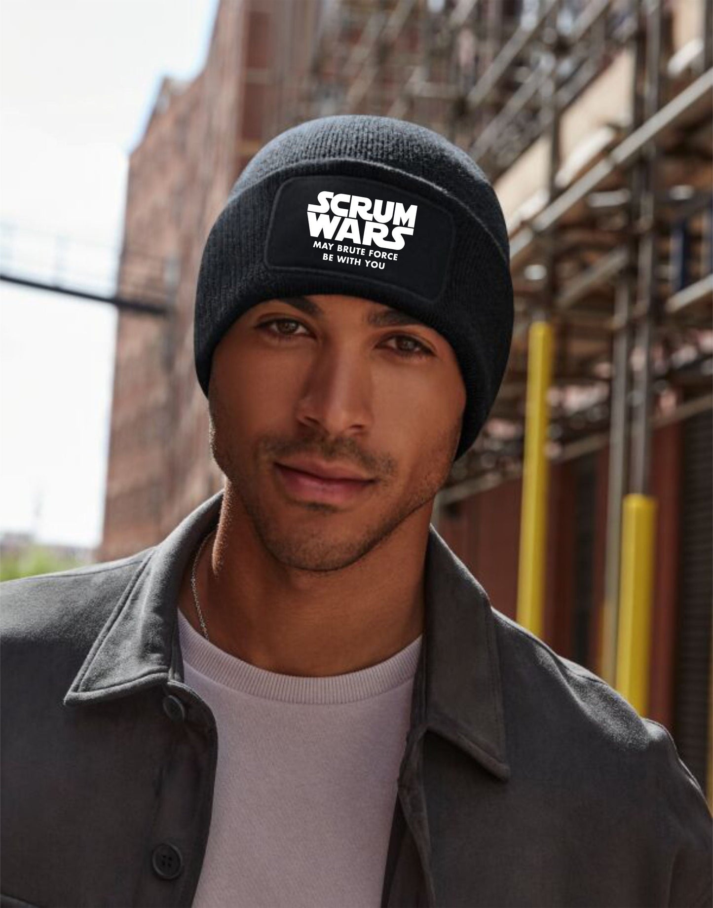 Scrum Wars Beanie Hat Perfect For Rugby Lovers For Men & Ladies