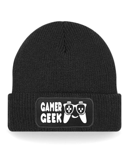 Gamer Geek Beanie Hat Gaming Teenager Gift For Men & Ladies