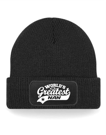 Beanie Hat Greatest Nan Gift For Her Birthday Present Mothers Day