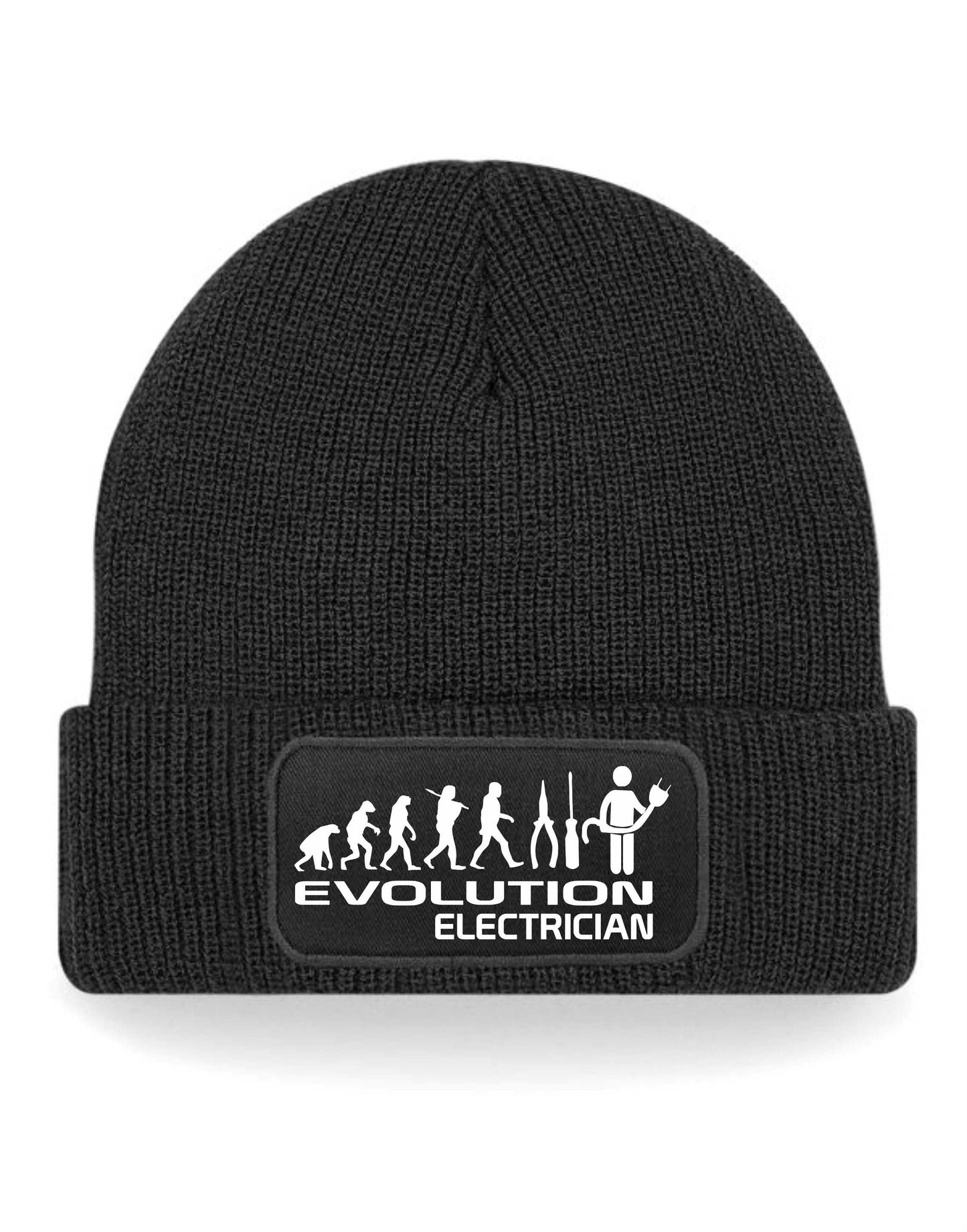 Evolution Of A Electrician Beanie Hat Work Related Gift For Men & Ladies