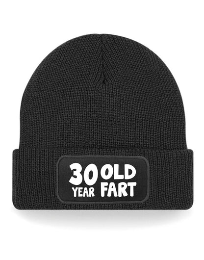 30 Year Old Fart Beanie Hat 30th Birthday Gift For Men & Ladies