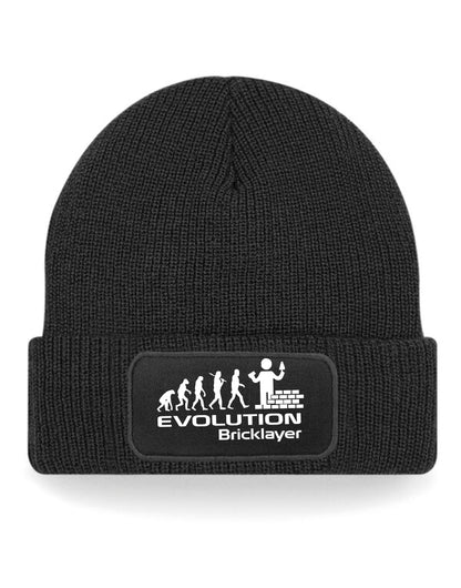 Evolution of A Bricklayer Beanie Hat Great Gift For Any Brickies Men & Ladies