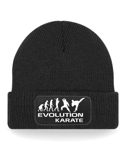 Evolution Of Karate Beanie Hat Martial Arts Birthday Gift For Men & Ladies