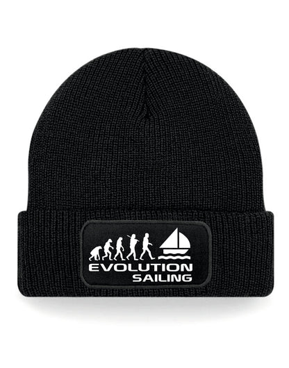 Evolution Of Sailing Beanie Hat Sport Hobby Birthday Gift For Men & Ladies