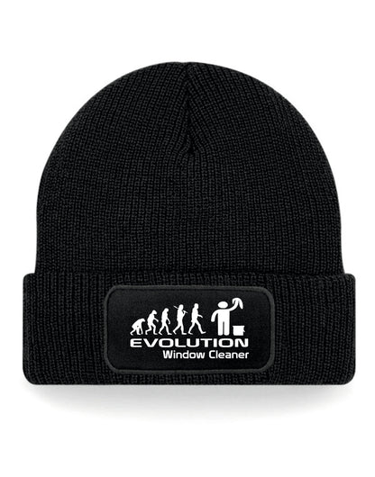 Evolution Of Window Cleaner Beanie Birthday Gift Great For Men & Women