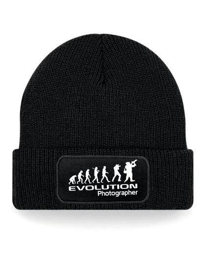 Evolution Of Photographer Beanie Birthday Gift Great For Men & Women