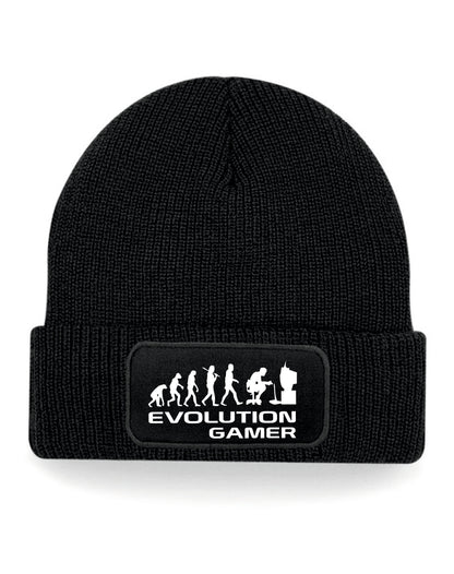Evolution Of A Gamer Beanie Birthday Gift Great For Men & Women