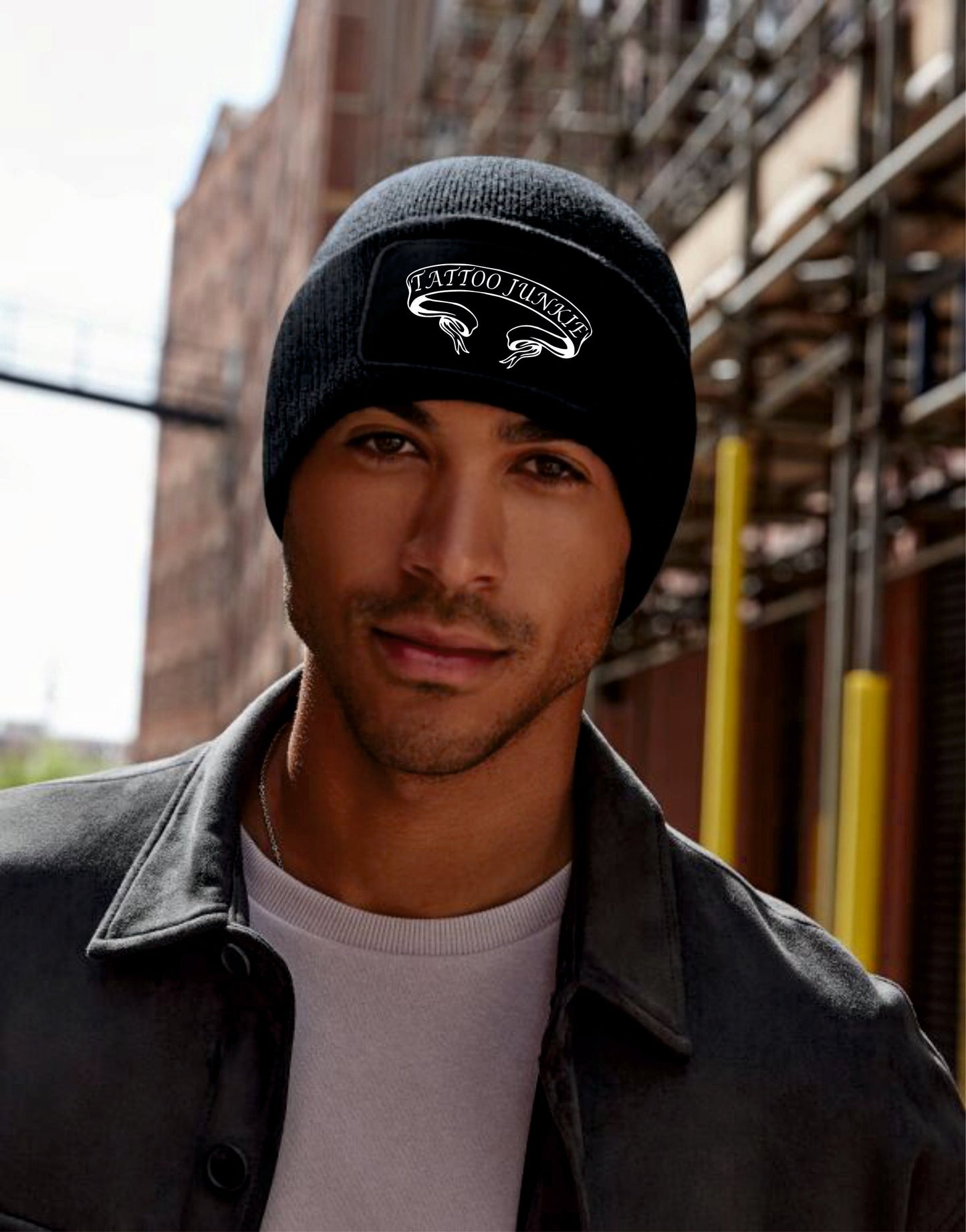 Tattoo Junkie Beanie Hat Birthday Tattoo Gift Great For Men & Ladies