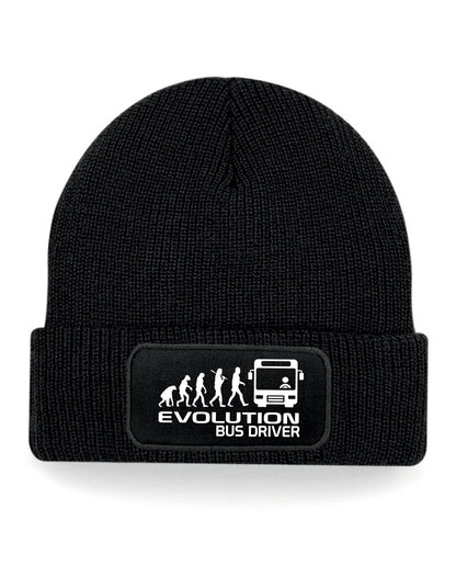 Evolution Of A Bus Driver Beanie Hat Birthday Gift Great For Men & Ladies