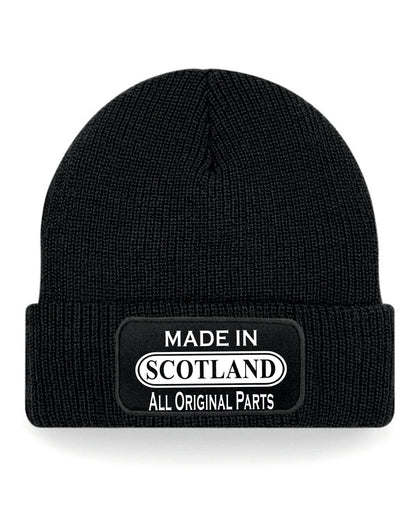 Made In Scotland Beanie Hat Birthday Scottish Gift Great For Men & Ladies