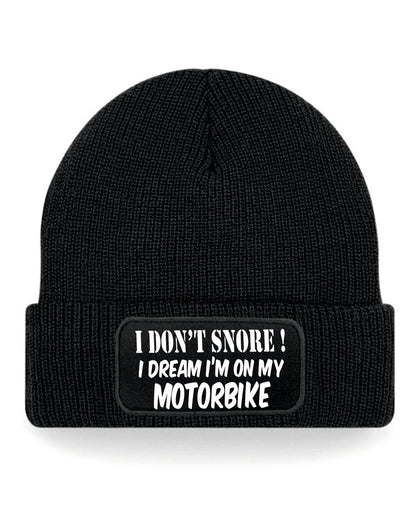 I Dream On My Motorbike Beanie Hat Birthday Gift Great For Men & Ladies