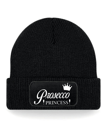 Prosecco Princess Beanie Hat Birthday Hen Party Gift For Ladies