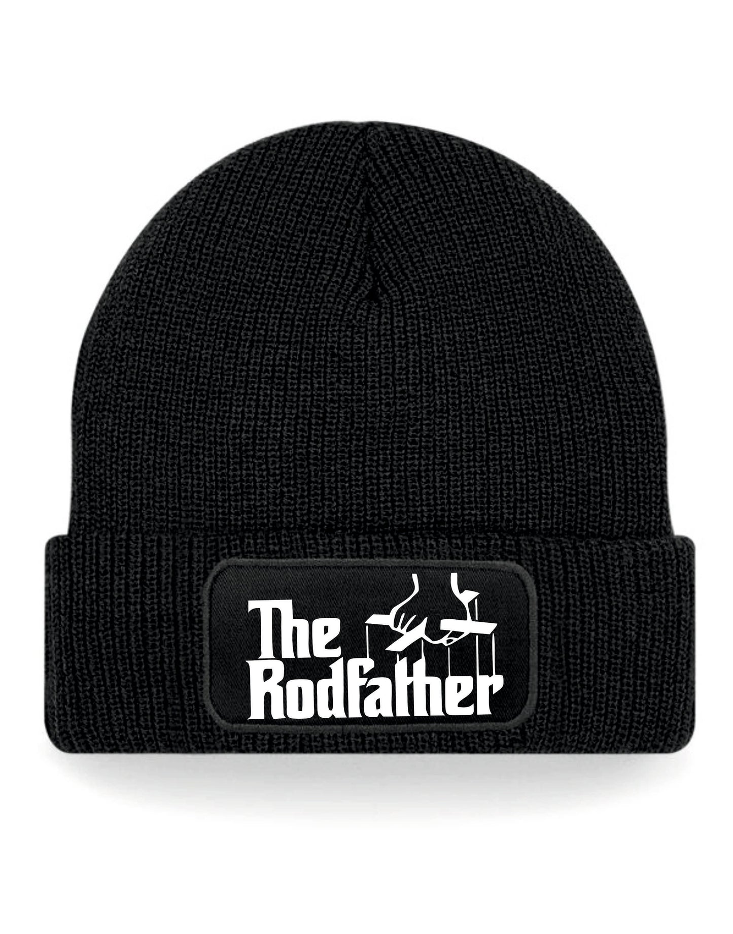 The Rodfather Beanie Hat Birthday Gift For Anglers For Men & Ladies