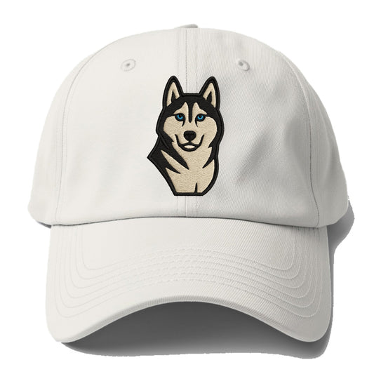 Husky - Blue eyes close-up portrait - Baseball Cap