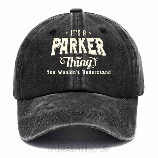Parker Thing Washed Baseball Cap