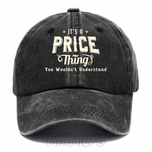 Price Thing Washed Baseball Cap
