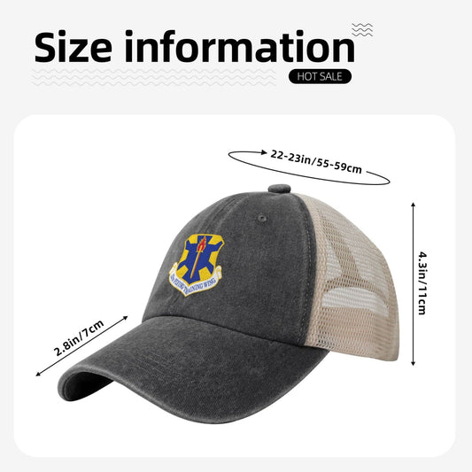 12th Flying Training Wing Printed unisex baseball cap adjustable grid baseball cap veteran gift
