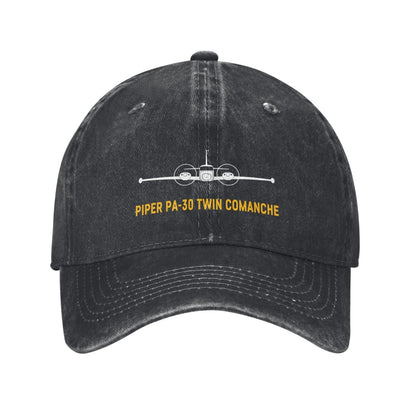 Piper PA-30 Twin Comanche Printing unisex baseball cap adjustable hats Outdoor leisure hat veteran gift