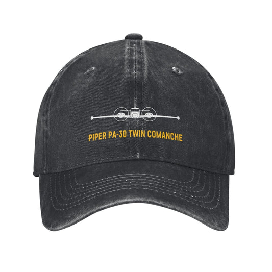 Piper PA-30 Twin Comanche Printing unisex baseball cap adjustable hats Outdoor leisure hat veteran gift