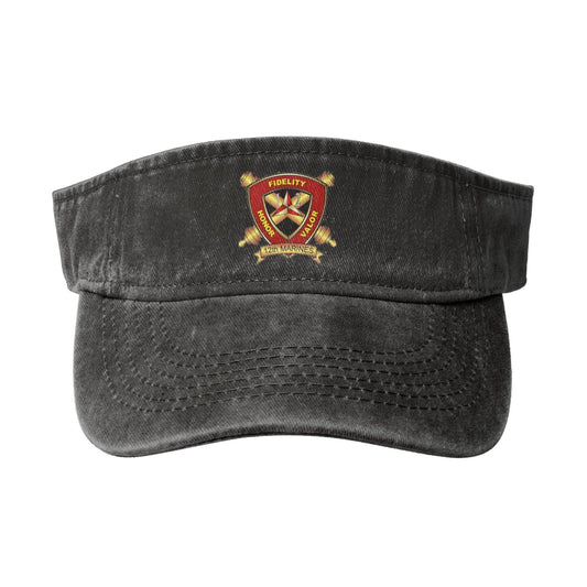 12th Marines Printing adjustable Empty Top Baseball Sun Cap unisex outdoor sport hat veterans gift