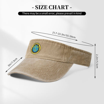 U.S. Pacific Fleet Printing adjustable Empty Top Baseball Sun Cap unisex outdoor sport hat veterans gift