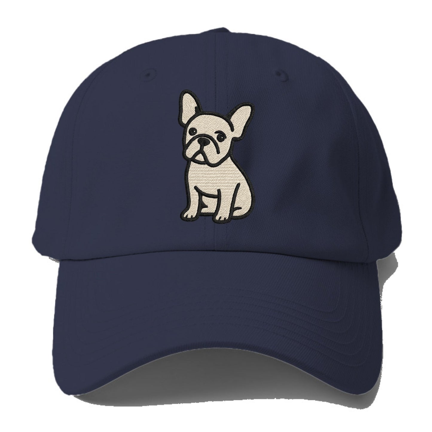 French Bulldog - Head tilt one ear up - Baseball Cap