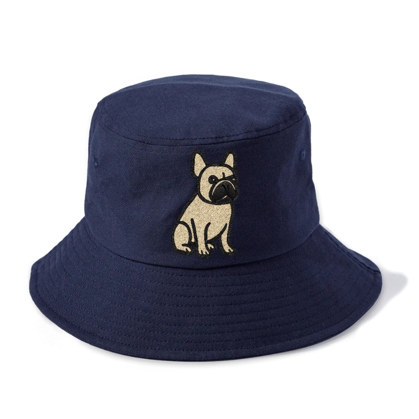 French Bulldog Fawn Colored Clean Sitting Pose Bucket Hat