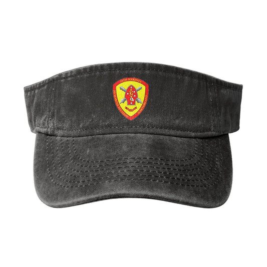 10th Marine Regiment Seal Printing adjustable Empty Top Baseball Sun Cap unisex outdoor sport hat veterans gift