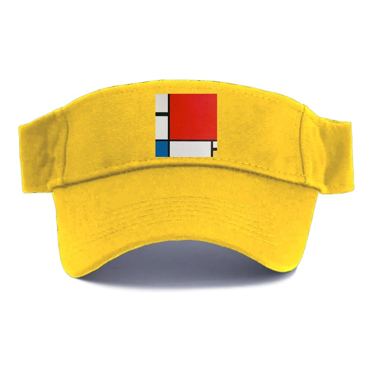 Composition With Red Blue And Yellow Visor