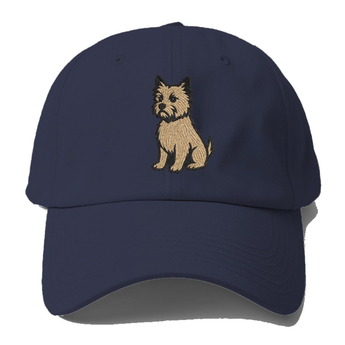 Cairn Terrier Wheaten Colored Pose Baseball Cap